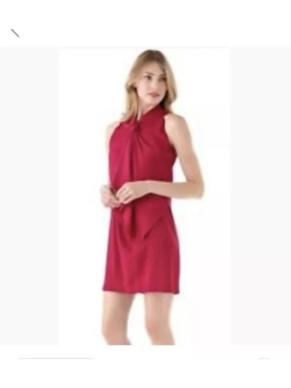 Diane von Furstenberg DVF Morana Silk Dress In Dark Raspberry 12 14